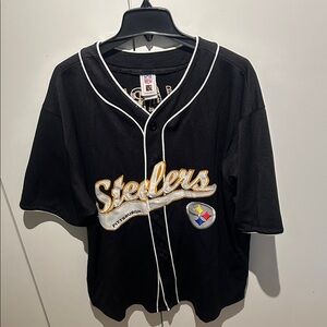 NFL Steelers Black and Gold Women's Jersey